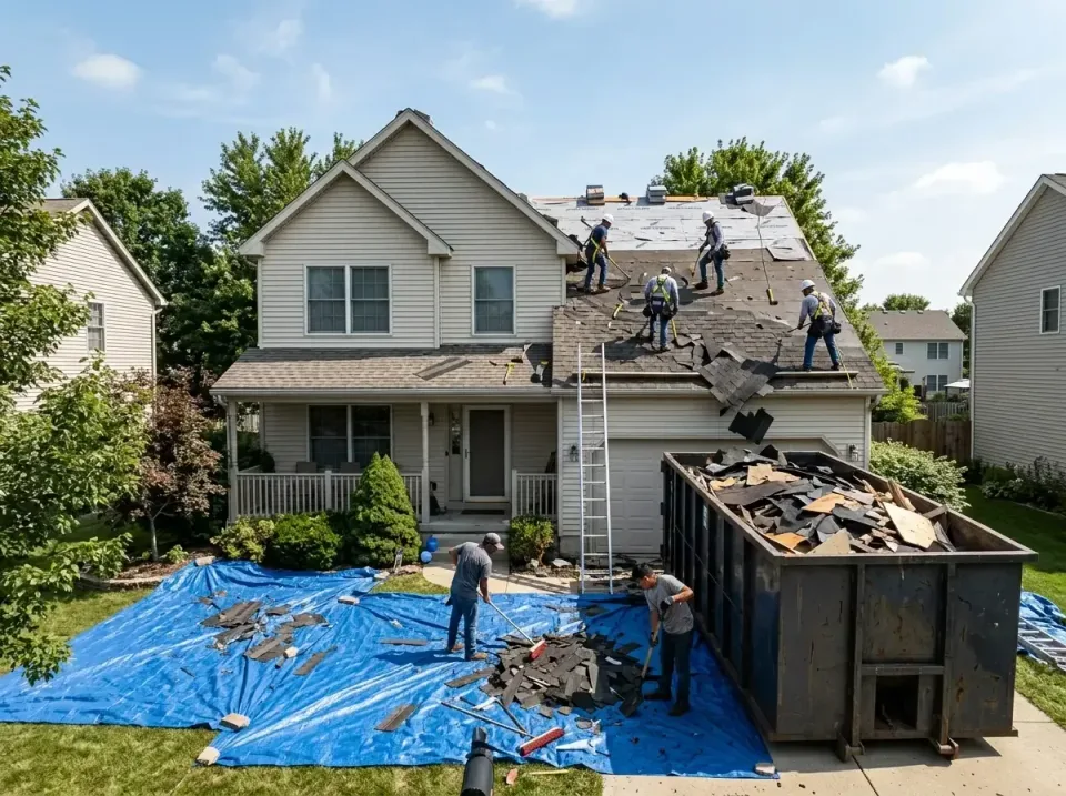 roof-replacement-debris-remova-004 — frequently asked questions, Cheapest Dumpster Rentals in Cincinnati, OH